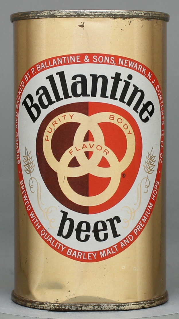 Ballantine Beer Flat Top Can