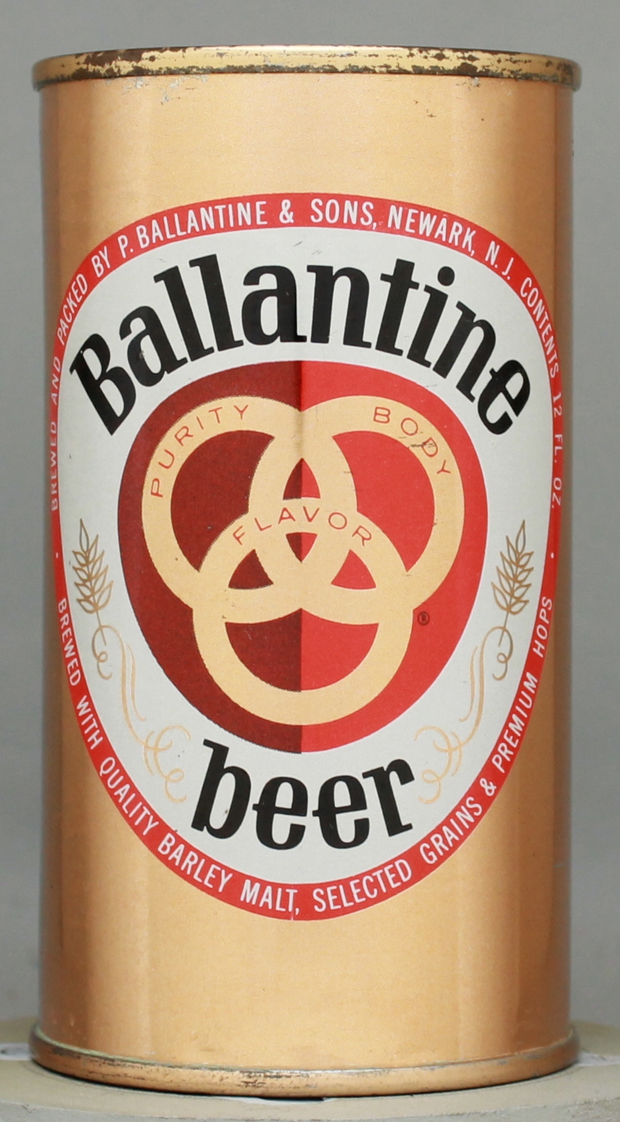 Ballantine Beer Flat Top Can