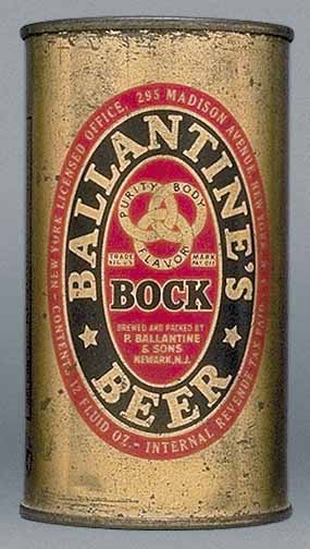 Ballantine's Bock Flat Top Can