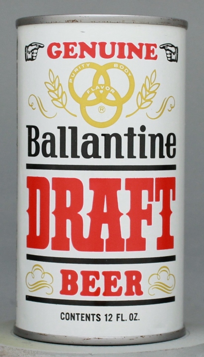Ballantine Draft Flat Top Can