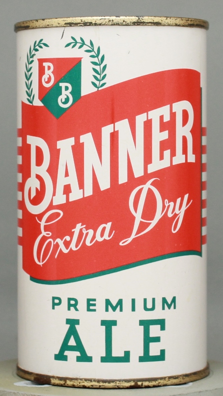 Banner Extra Dry Premium Ale Flat Top Can
