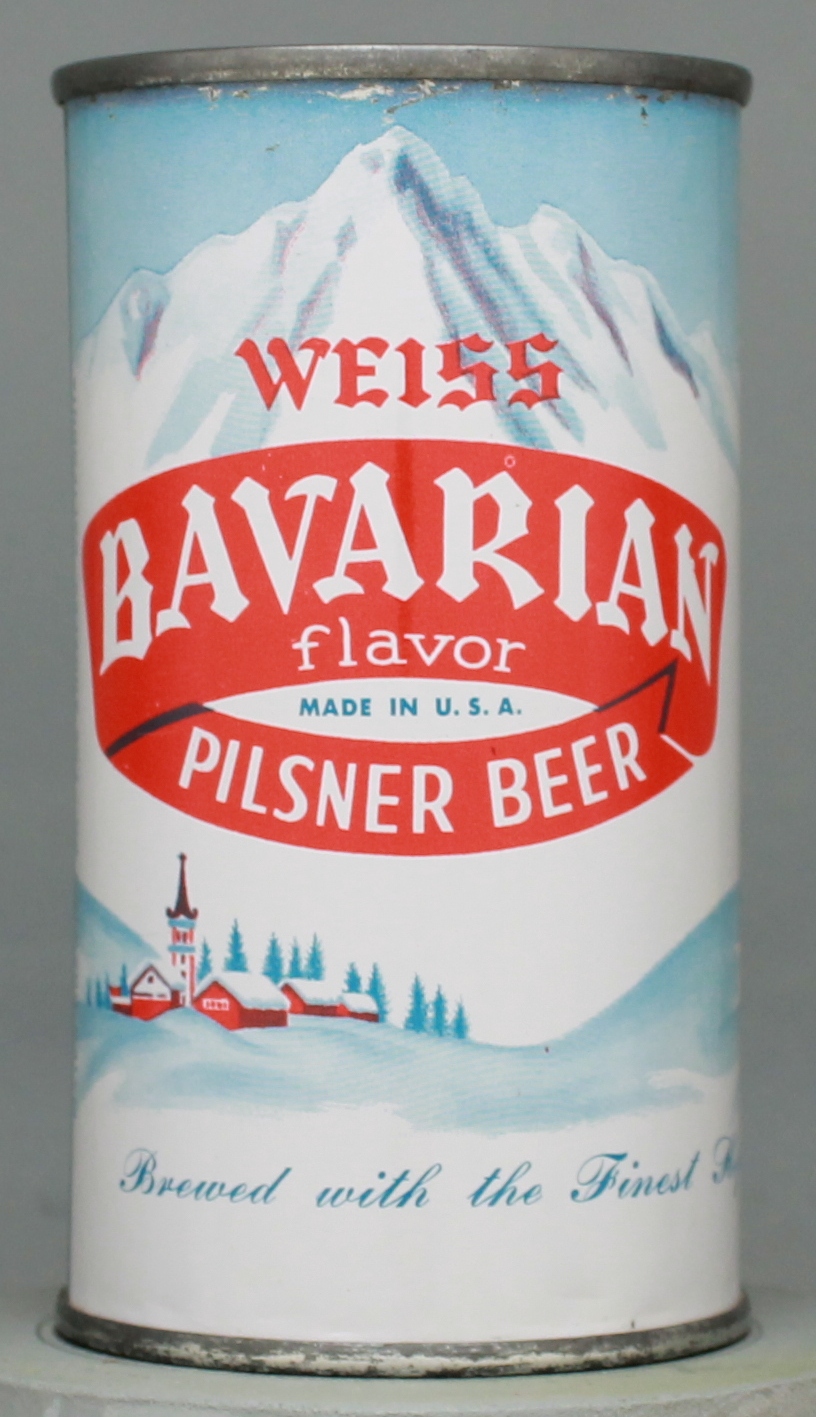 Bavarian Flavor Pilsner, Weiss Beer Flat Top Can