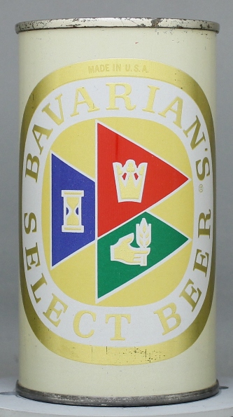 Bavarian's Select Beer Flat Top Can