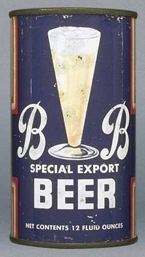 Bb Special Export Beer Flat Top Can