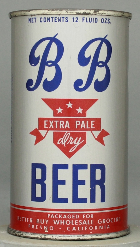 Bb Extra Pale Beer Flat Top Can
