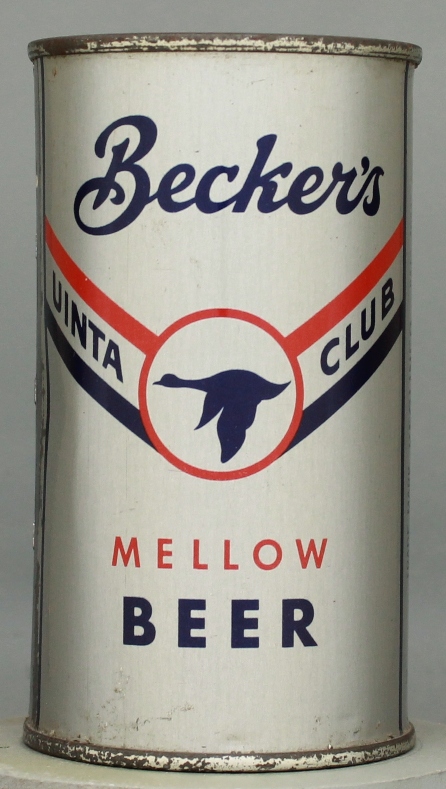 Becker's Uinta Club Mellow Beer Flat Top Can