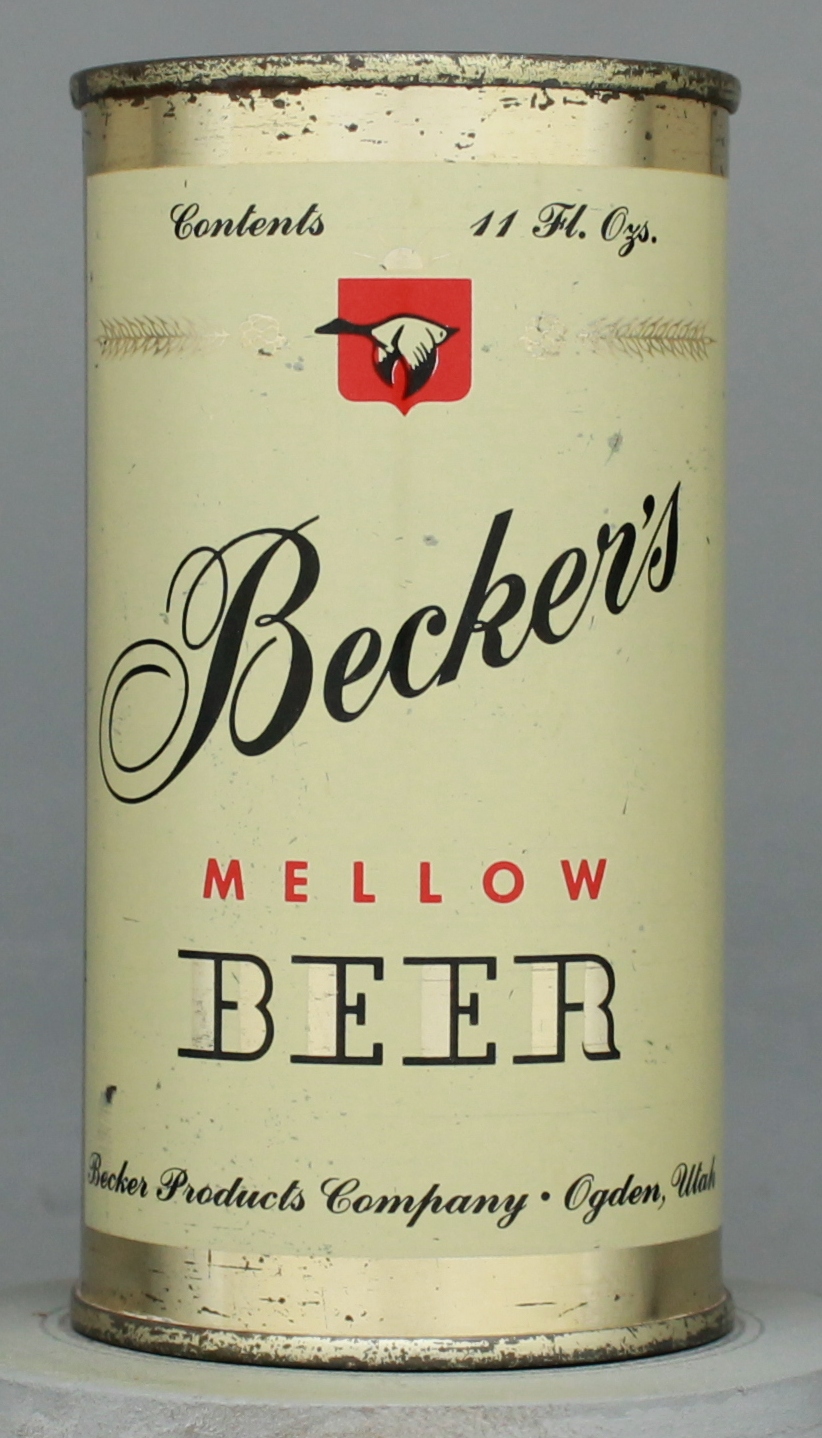 Becker's Mellow Beer Flat Top Can
