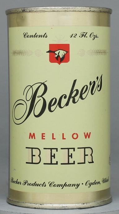 Becker's Mellow Beer Flat Top Can