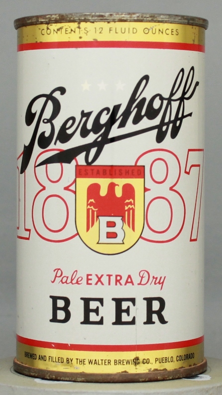 Berghoff 1887 Beer Flat Top Can