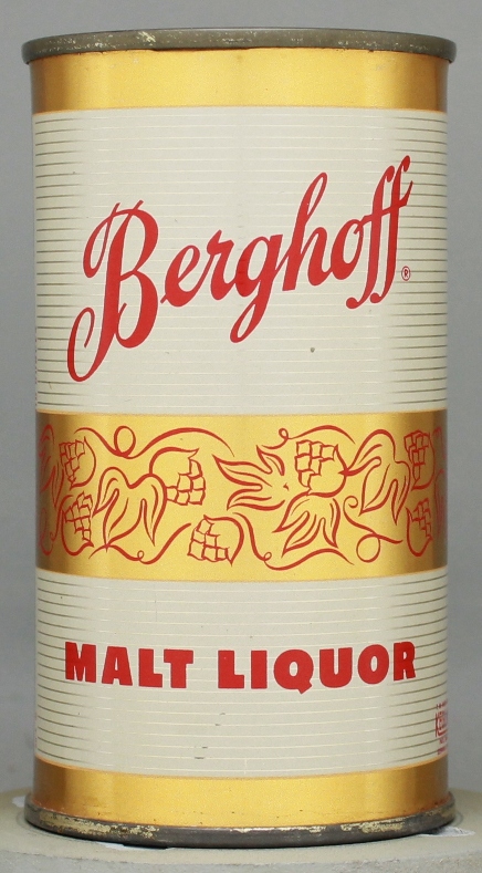 Berghoff Malt Liquor Flat Top Can