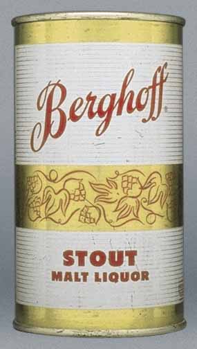 Berghoff Stout Malt Liquor Flat Top Can