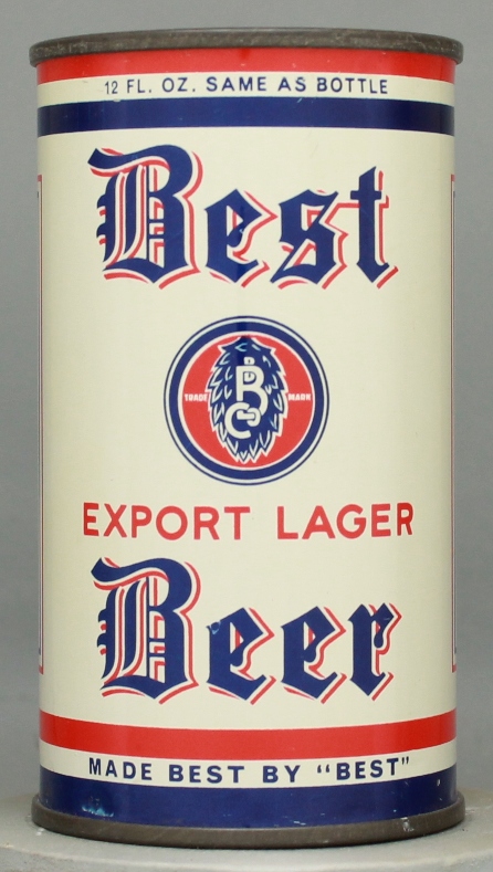 Best Export Lager Beer Flat Top Can