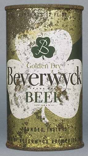 Beverwyck Golden Dry Beer Flat Top Can