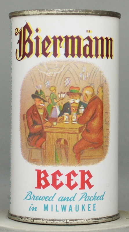 Bierman Beer Flat Top Can