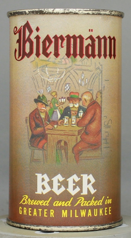 Bierman Beer Flat Top Can
