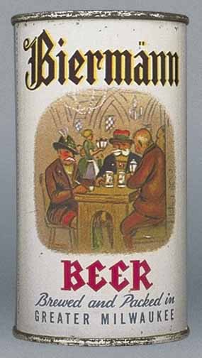 Bierman Beer Flat Top Can