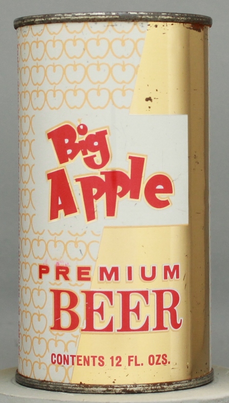 Big Apple Premium Beer Flat Top Can