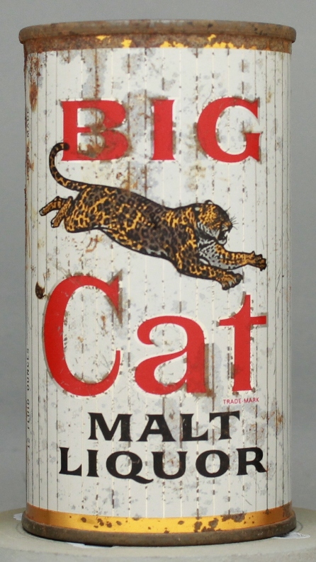 Big Cat Malt Liquor Flat Top Can