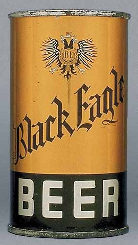 Black Eagle Beer Flat Top Can