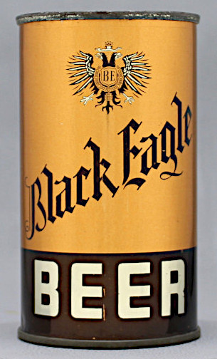 Black Eagle Beer Flat Top Can