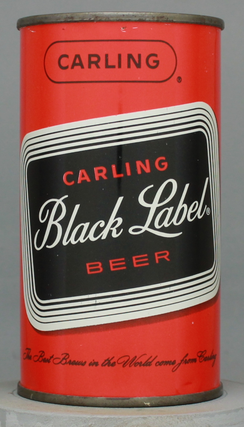 Carling Black Label Beer Flat Top Can