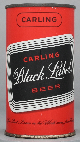 Black Label, Carling Beer Flat Top Can