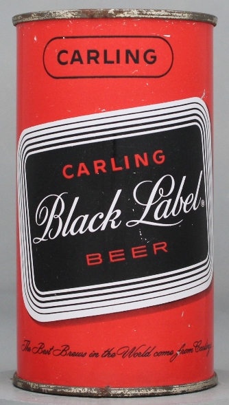 Black Label, Carling Beer Flat Top Can