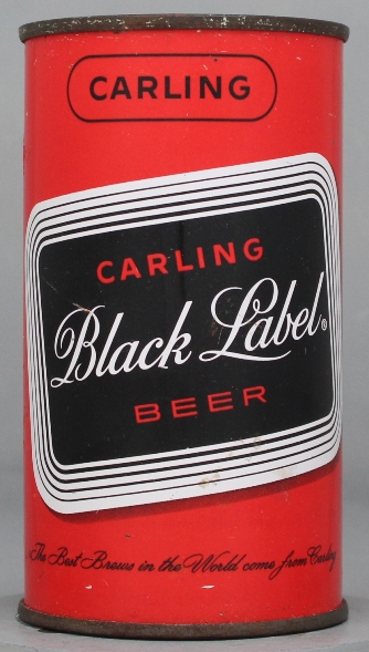 Black Label, Carling Beer Flat Top Can