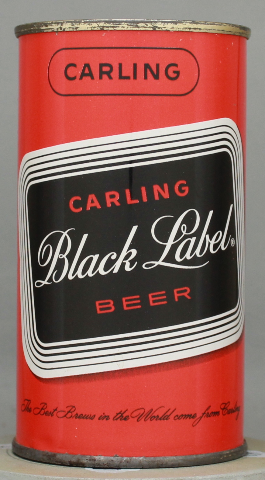 Black Label (carling's) Beer Flat Top Can