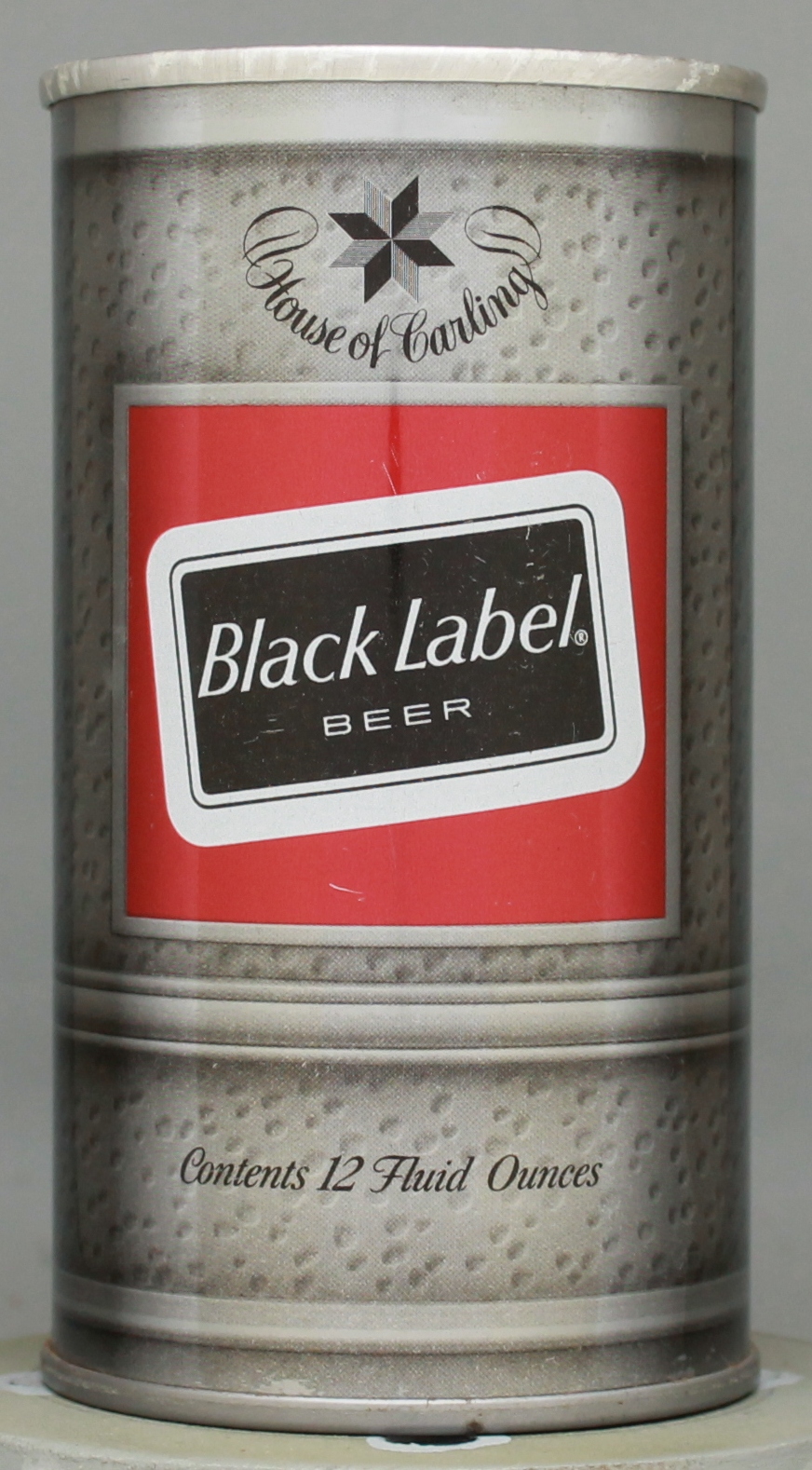 Black Label Beer Flat Top Can
