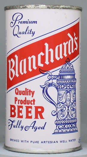Blanchard's Quality Product Beer Flat Top Can