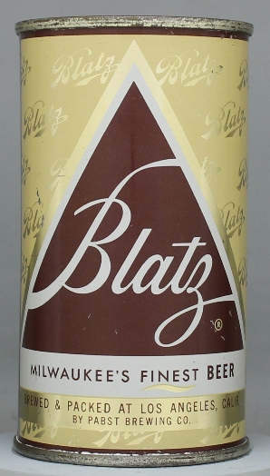 Blatz Beer Flat Top Can
