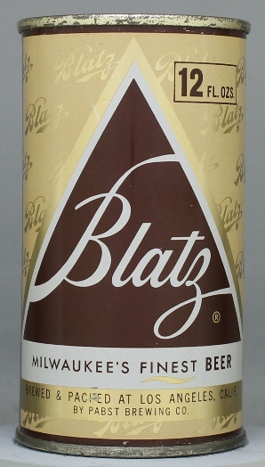 Blatz Beer Flat Top Can