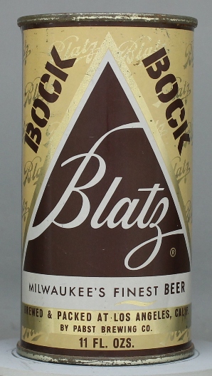 Blatz Bock Flat Top Can