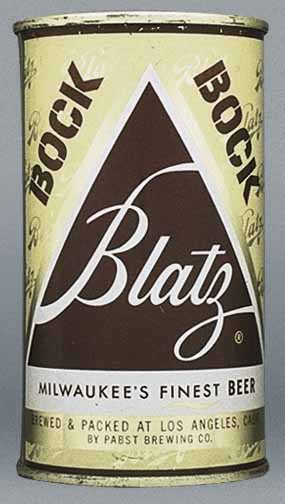 Blatz Bock Flat Top Can