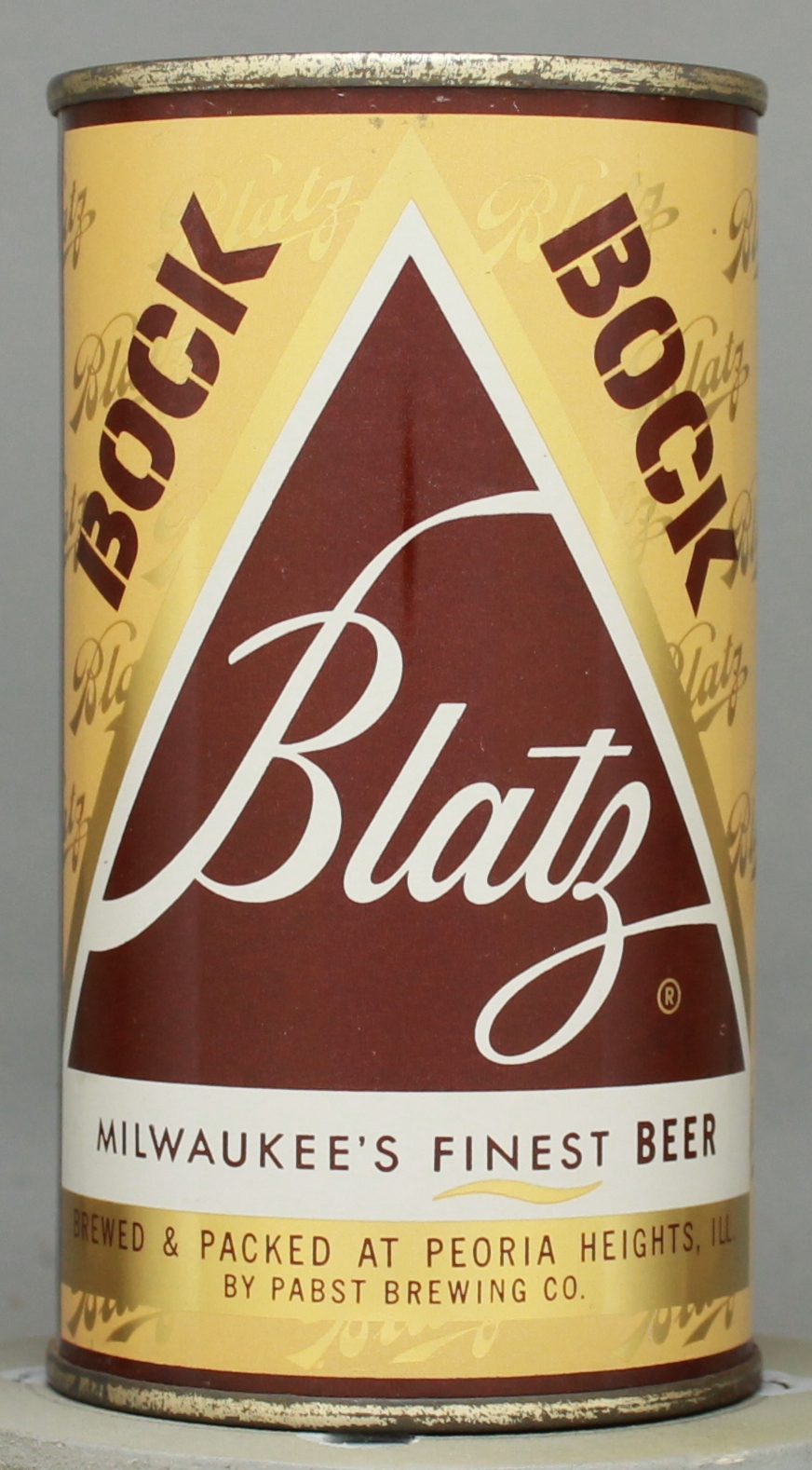 Blatz Bock Flat Top Can