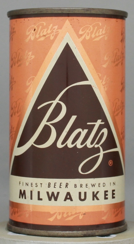Blatz Beer Flat Top Can