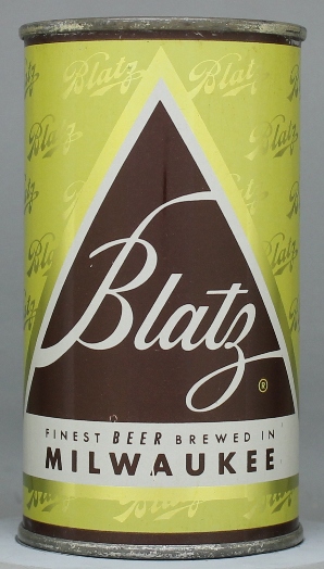 Blatz Beer Flat Top Can