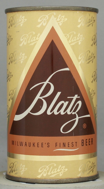 Blatz Milwaukee's Finest Beer Flat Top Can