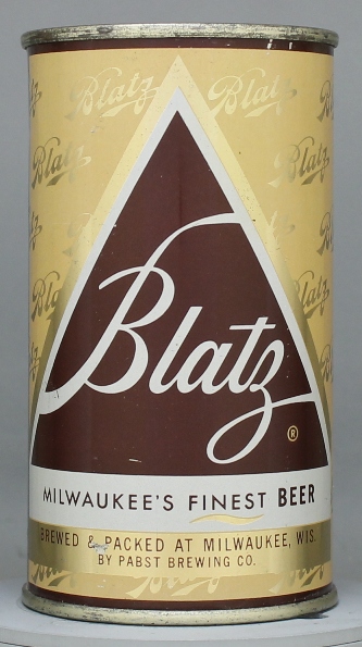 Blatz Milwaukee's Finest Beer Flat Top Can