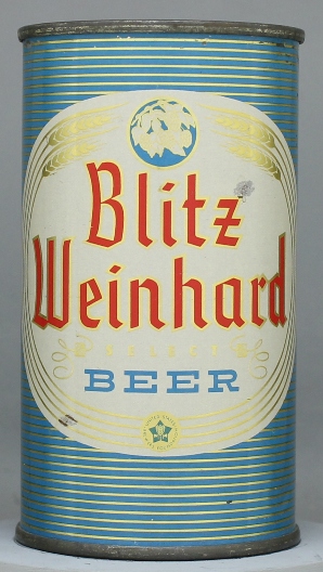 Blitz Weinhard Select Beer Flat Top Can