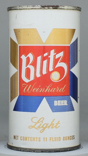 Blitz Weinhard Light Beer Beer Flat Top Can