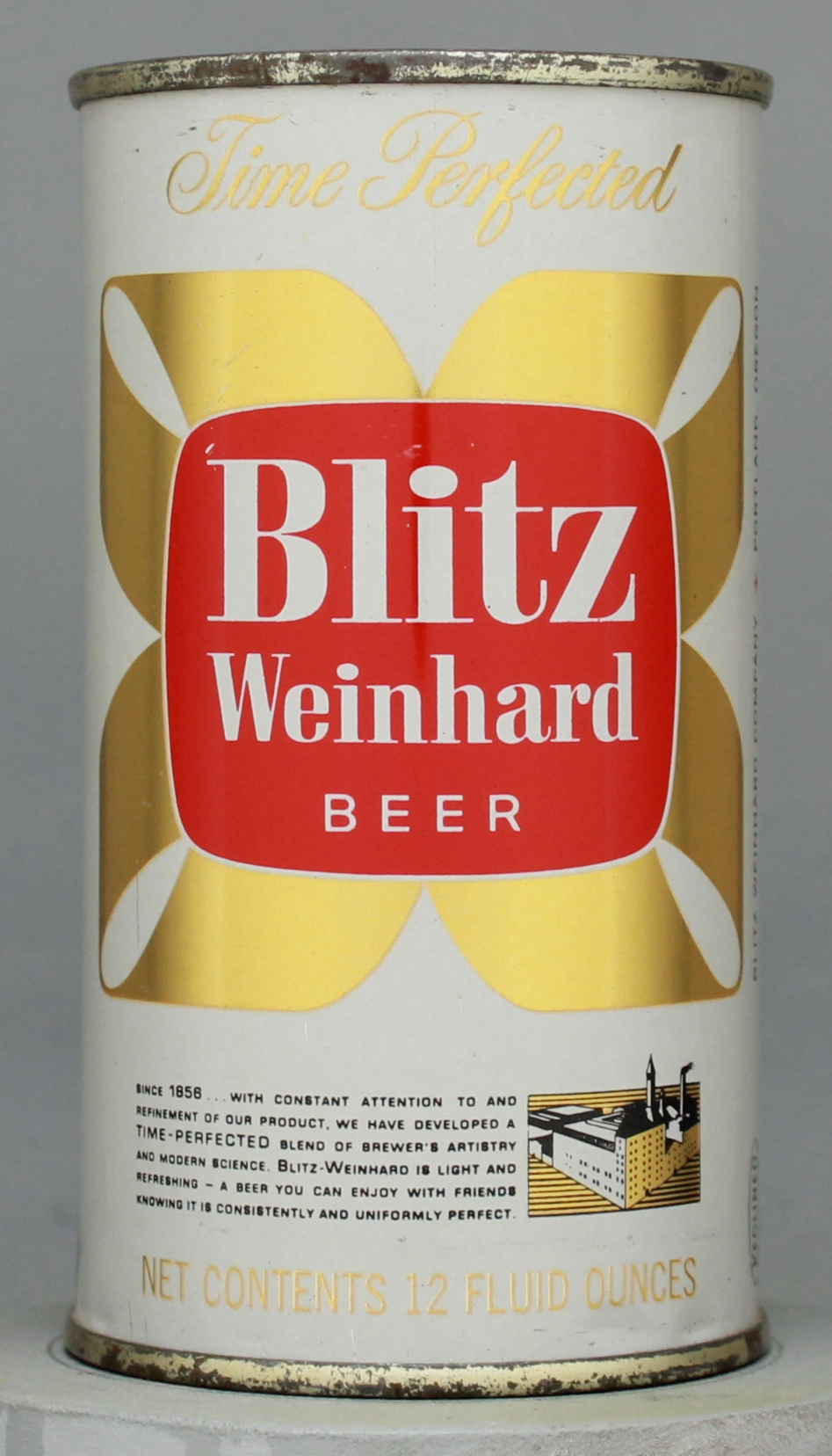 Blitz Weinhard Beer Flat Top Can