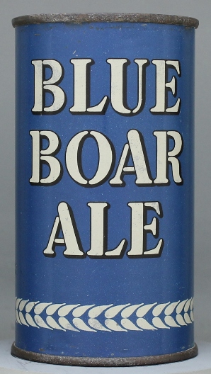 Blue Boar Ale Flat Top Can