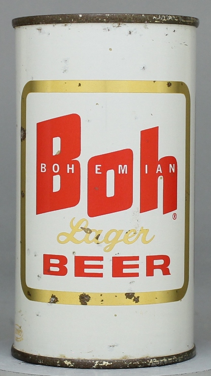 Boh Bohemian Lager Beer Flat Top Can
