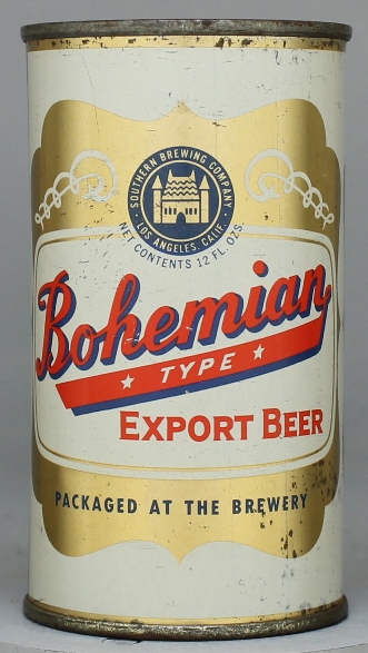Bohemian Type Export Beer Flat Top Can