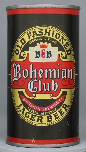 Bohemian Club Old Fashioned Beer Flat Top Can