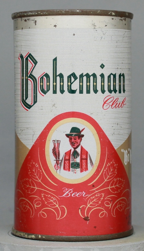 Bohemian Club Beer Flat Top Can