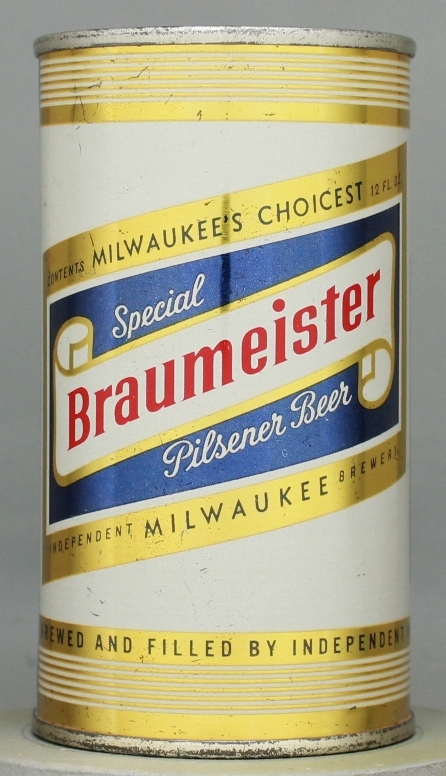Braumeister Pilsener Beer Flat Top Can