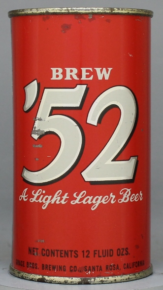 Brew 52 Beer Flat Top Can